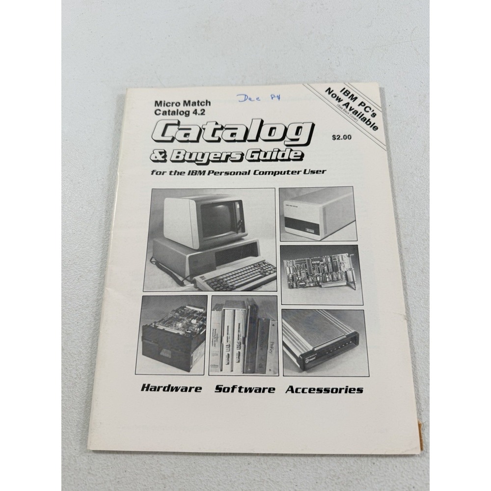 Vintage Micro Match Computer‎ Catalog 4.2 Buyers Guide 1984 Hardware Software